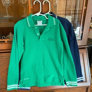 Lacoste boys long sleeve polos